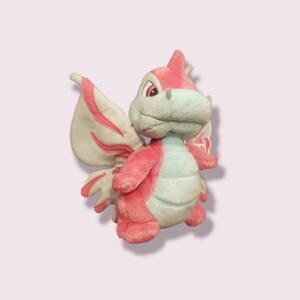 NWT Neopets Faerie Scorchio Plushie Limited Too Y2K Vintage Plush Fairy Dragon